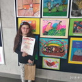Alicja Potocka – laureatka III miejsca w kat. 8-9 lat.