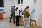 Akcja Ferie w MDK - pierwszy tydzień - Plastyczne zajęcia integracyjne z uczniami DPS w Teodorówce